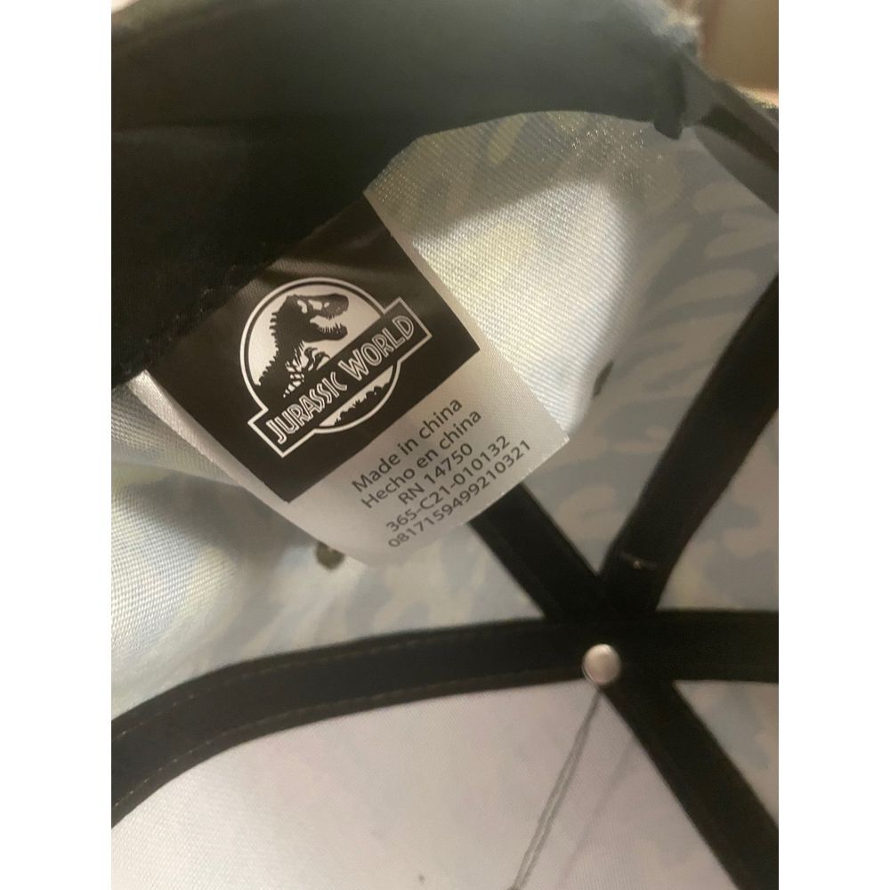 Jurassic World Snapback Hat Camouflage Hat NWT Adjustable Jurassic Park‎ - Picture 8 of 8